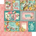 Blocco di carte Scrap Ephemera Queen cm 20 x 20