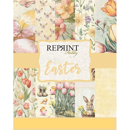 Blocco di carte Scrap Hello Easter cm 15 x 15