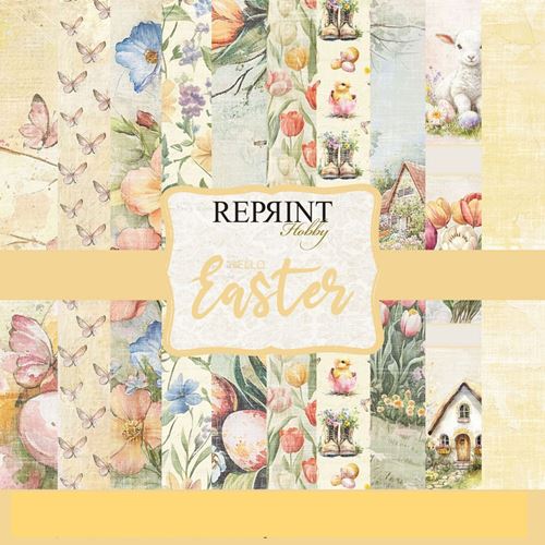 Blocco di carte Scrap Hello Easter cm 20 x 20