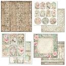 Blocco di carte Scrap House of Roses