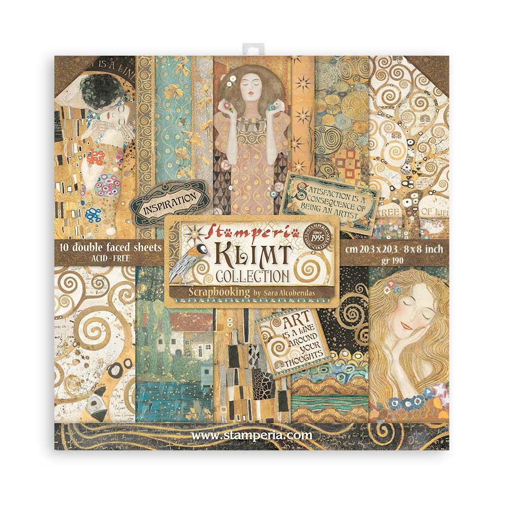 Blocco di carte Scrap Klimt 20 x 20