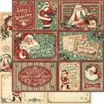 Blocco di carte Scrap Letters to Santa cm 30 x 30