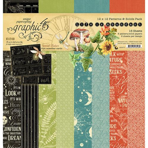 Blocco di carte Scrap Life is Abundant cm 30 x 30