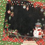Blocco di carte Scrap Merry-ful Greetings cm 30 x 30