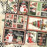Blocco di carte Scrap Merry-ful Greetings cm 30 x 30