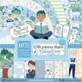 Blocco di carte Scrap Mi primera Ilusion Nino