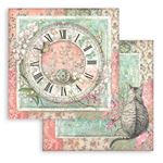 Blocco di carte Scrap Orchids and Cats cm 20 x 20