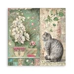 Blocco di carte Scrap Orchids and Cats cm 20 x 20