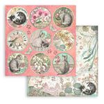 Blocco di carte Scrap Orchids and Cats cm 20 x 20