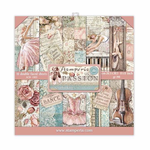 Blocco di carte Scrap Passion cm 20 x 20
