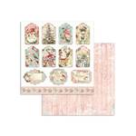 Blocco di carte Scrap Pink Christmas cm 20 x 20