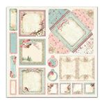 Blocco di carte Scrap Pink Christmas cm 20 x 20