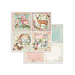 Blocco di carte Scrap Pink Christmas cm 20 x 20