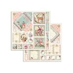 Blocco di carte Scrap Pink Christmas cm 20 x 20