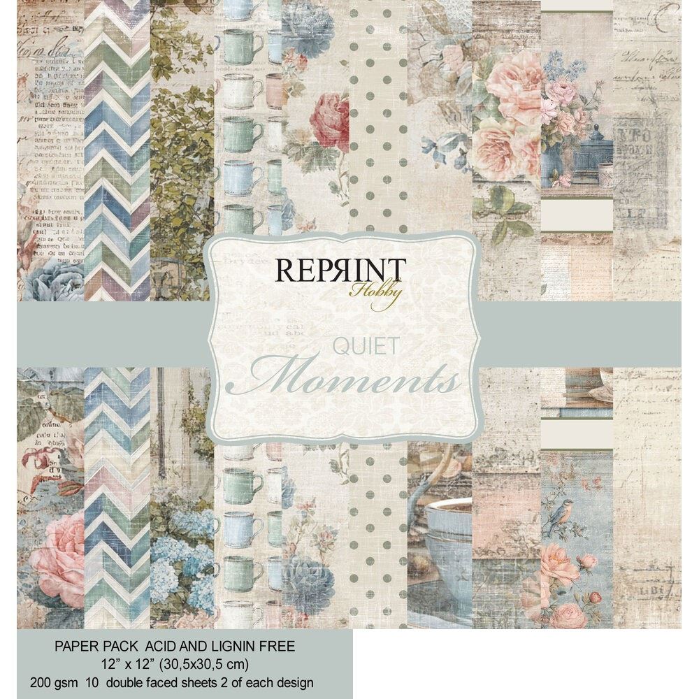 Blocco di carte Scrap Quiet Moments cm 30x30