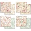 Blocco di carte Scrap Shabby Rose