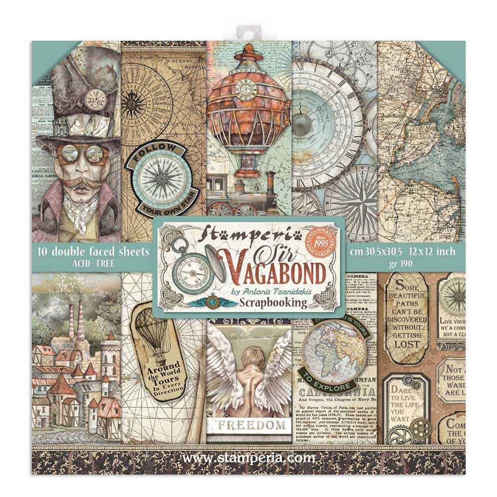 Blocco di carte Scrap Sir Vagabond