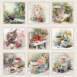 Blocco di carte Scrap Summer Garden cm 15 x 15