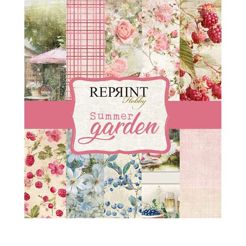 Blocco di carte Scrap Summer Garden cm 15 x 15