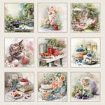 Blocco di carte Scrap Summer Garden cm 30x30