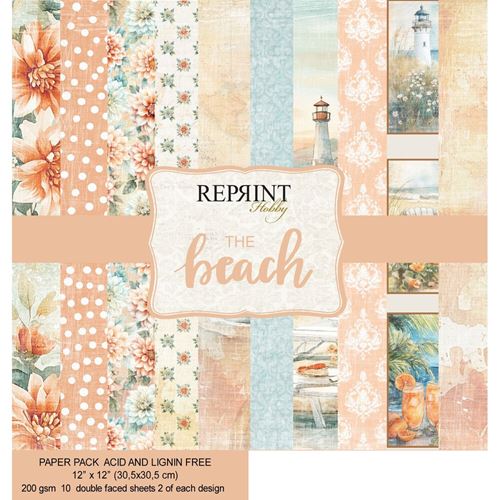 Blocco di carte Scrap The Beach cm 30x30