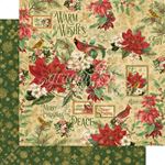 Blocco di carte Scrap Warm Wishes cm 20 x 20