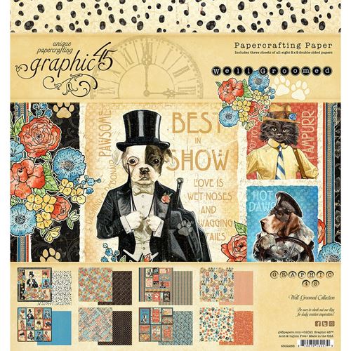 Blocco di carte Scrap Well Groomed cm 20 x 20