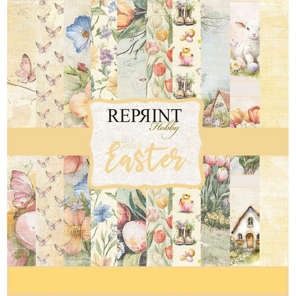 Blocco di carte Scrap Hello Easter cm 30x30