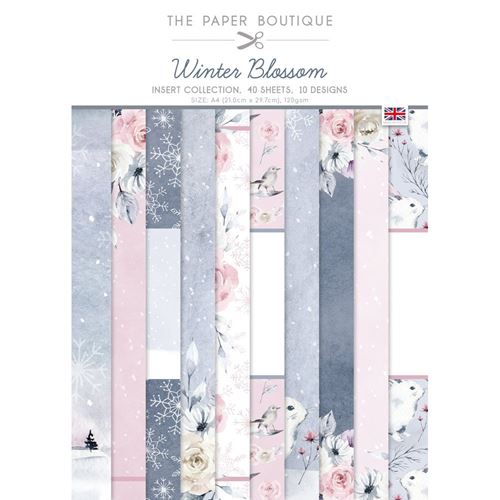 Blocco di carte Winter Blossom Insert Collection A4