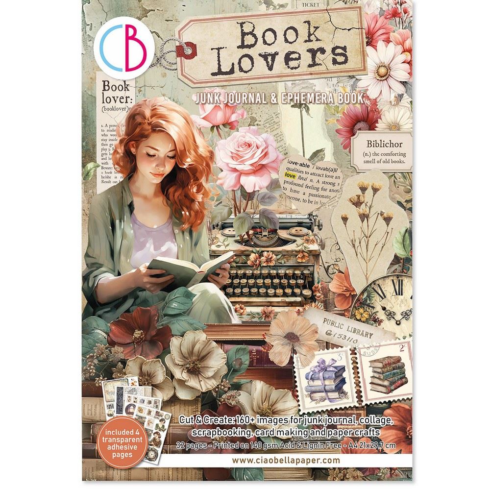 Junk Journal & Ephemera Book Lovers A4