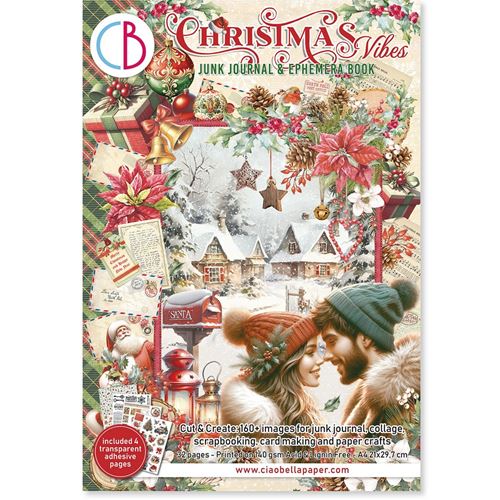 Junk Journal & Ephemera Book Magic Christmas A4