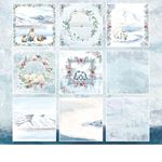 Blocco di carte scrap Artic Winter cm 15 x 15