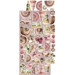 Blocco di carte scrap Baby Girl Universe Extras Set Baby Girl cm 15 x 31