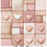 Blocco di carte scrap Baby Girl Universe cm 30 x 30