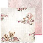 Blocco di carte scrap Baby Girl Universe cm 30 x 30