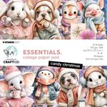 Blocco di carte scrap Candy Christmas