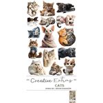Blocco di carte scrap Cats Extras Set cm 15 x 31
