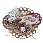Blocco di carte scrap Christmas Blush 30x30