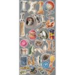 Blocco di carte scrap Dogs Extras Set cm 15 x 31