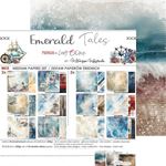 Blocco di carte scrap Emerald Tales Medium Set cm 20x20