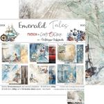 Blocco di carte scrap Emerald Tales Medium Set cm 20x20