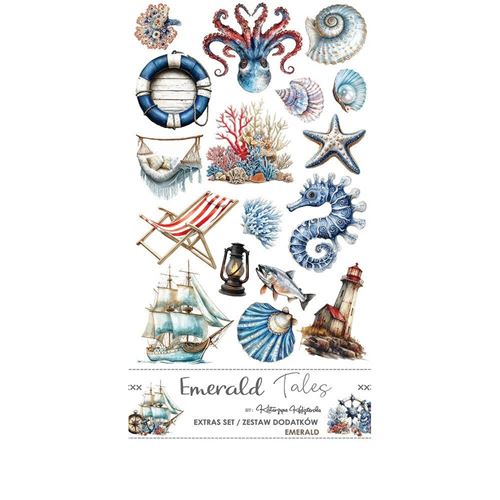 Blocco di carte scrap Emerald Tales Emerald cm 15 x 31