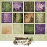 Blocco di carte scrap Enchanted Fairytale Background cm 20 x 20