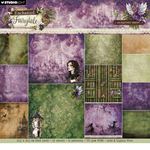 Blocco di carte scrap Enchanted Fairytale Background cm 20 x 20