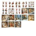 Blocco di carte scrap Essential Classic Christmas