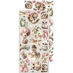 Blocco di carte scrap Baby Girl universe Extras Set Flowers & More cm 15 x 31