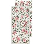 Blocco di carte scrap Baby Girl universe Extras Set Flowers & More cm 15 x 31