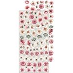 Blocco di carte scrap Baby Girl universe Extras Set Flowers & More cm 15 x 31