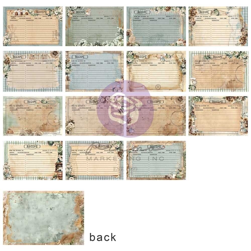 Blocco di carte scrap The Home Baker cm 15 x 10