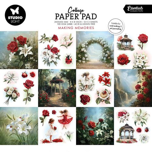 Blocco di carte scrap Making Memories 20 x 20